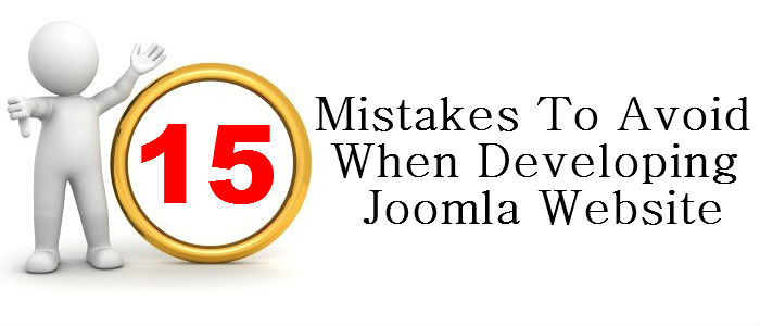 Avoid Joomla Mistakes