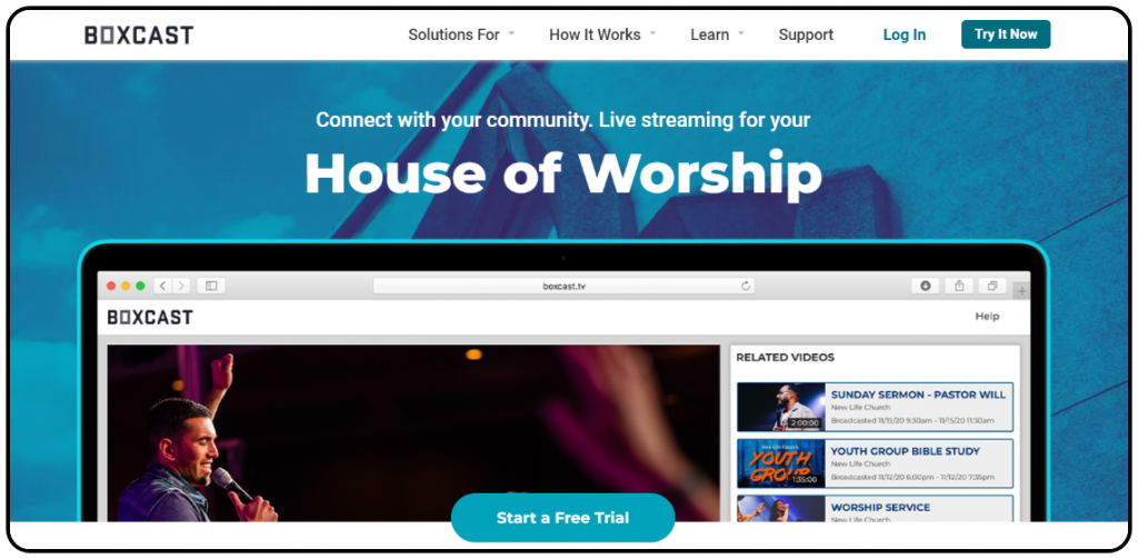 Live streaming church services