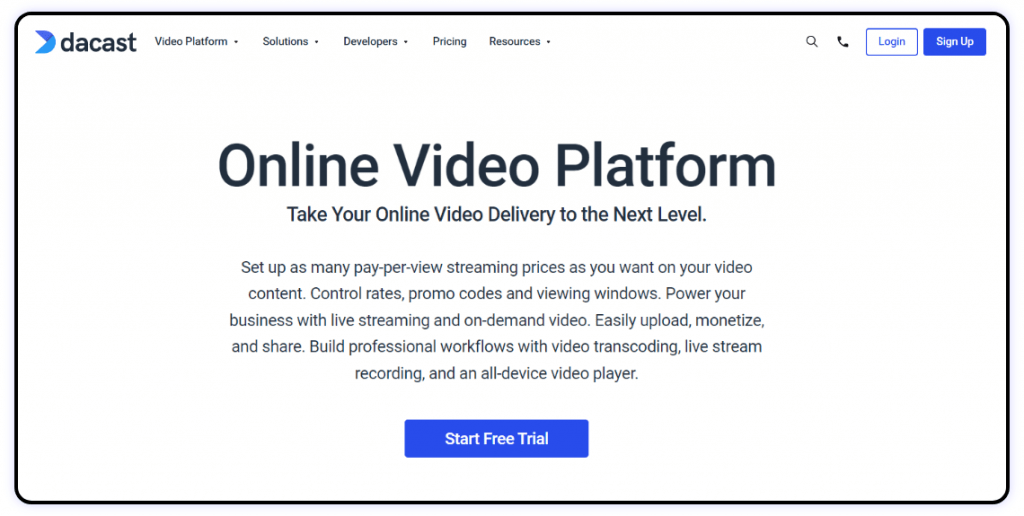 digital video platforms