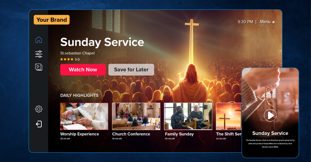top church video streaming solutions