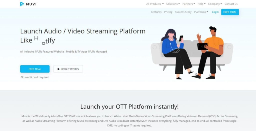 build movie streaming website