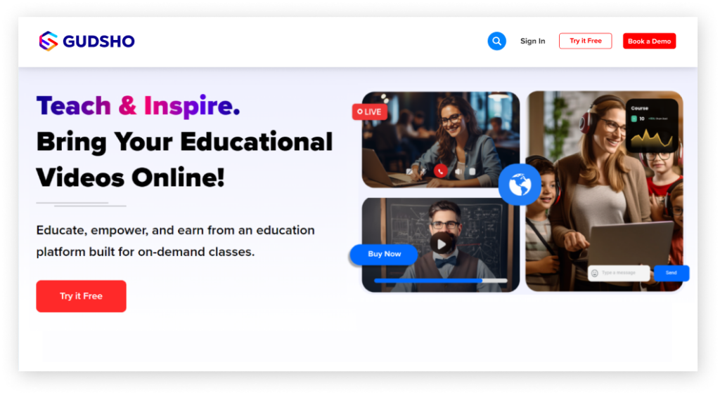 Gudsho - Online Learning Platforms 